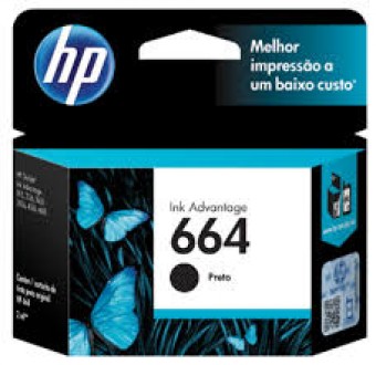 CARTUCHO HP 664 F6V29AB PRETO (2ML)