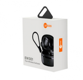 FONE DE OUVIDO SEM FIO LECOO EW301 BLUETOOTH 5.0 PRETO