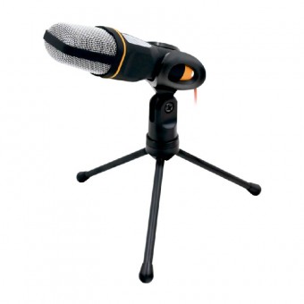 MICROFONE DE MESA P2 CONDENSADOR XTRAD CH0803 P/ PC E NOTEBOOK