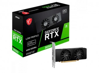 PLACA DE VIDEO GEFORCE RTX 3050 6GB 96BITS DDR6 MSI 2X HDMI / 1X DISPLAYPORT