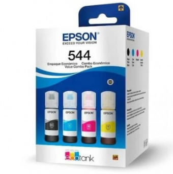 KIT GARRAFAS DE TINTA EPSON 544 T544520-4P 65ML