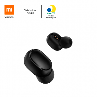 FONE DE OUVIDO SEM FIO XIAOMI EARBUDS BASIC 2 PRETO