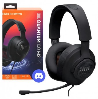 HEADSET 1 PLUG P3 JBL QUANTUM 100 M2 PRETO