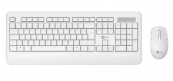 TECLADO E MOUSE S/ FIO LECOO KW202 BRANCO