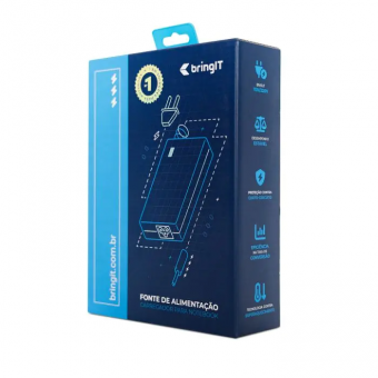 CARREGADOR P/ NOTEBOOK ASUS 19V - 2.37A 45W 4.0MM - 1.35MM P.FINA FW096