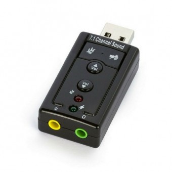 ADAPTADOR DE SOM USB 7.1 F3 JC-7.A