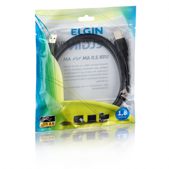 CABO USB MACHO P/ USB MACHO ELGIN 1.8M