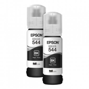 KIT GARRAFAS DE TINTA EPSON 544 T544120-2P 2PACK PRETO