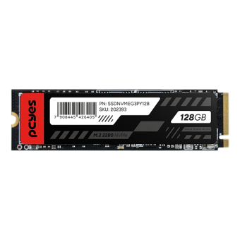 HD SSD 128GB PCYES M.2 2280 NVME PCI-EX 3.0X4 1175MB/S LEIT. 700MB/S GRAV.