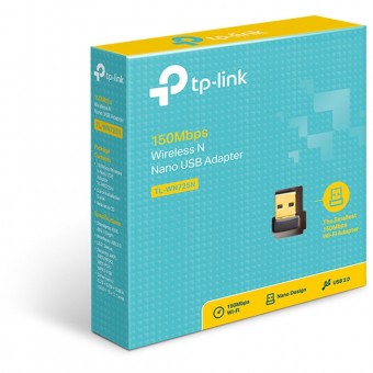 ADAPTADOR USB WIRELESS TP-LINK NANO TL-WN725N 150MBPS