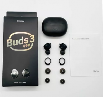 FONE DE OUVIDO SEM FIO XIAOMI REDMI BUDS 3 LITE BLUETOOTH 5.0 PRETO