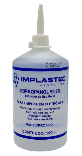 ALCOOL ISOPROPILICO IMPLASTEC 500ML 99,8%