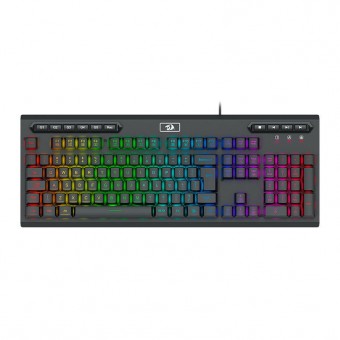 TECLADO USB GAMER MEMBRANA REDRAGON ADITYA K513-RGB RGB PRETO