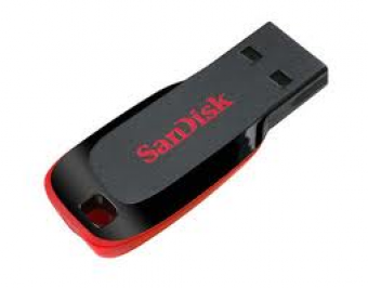 PEN DRIVE 16GB SANDISK PTO/VERMELHO