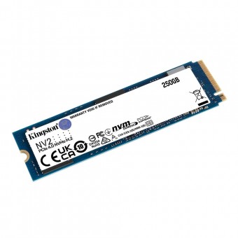 HD SSD 250GB KINGSTON M.2 2280 NVME SNV2S PCI-EX 4.0 3000MB/S LEIT. 1300MB/S GRAV.