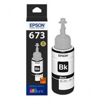 GARRAFA DE TINTA EPSON 673 T673-120AL PRETO (70ML)