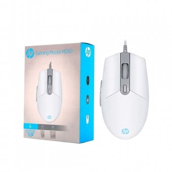 MOUSE USB GAMER HP M260 LED BRANCO