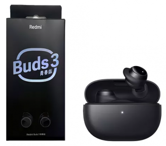 FONE DE OUVIDO SEM FIO XIAOMI REDMI BUDS 3 LITE BLUETOOTH 5.0 PRETO