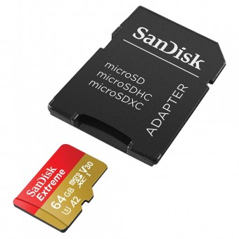 CARTAO DE MEMORIA MICRO SD 64GB SANDISK EXTREME