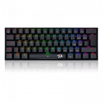 TECLADO USB GAMER MECANICO REDRAGON DRAGONBORN K630RGB-1 LED RGB SWITCH AZUL PRETO