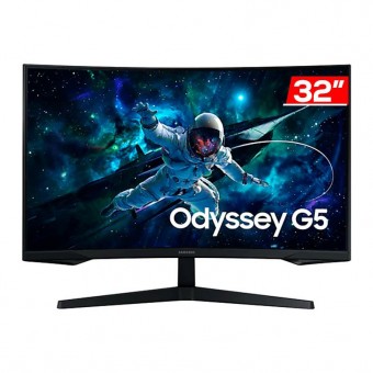 MONITOR 32" SAMSUNG CURVO ODYSSEY G5 LS32CG552ELMZD 1000R 165HZ FREESYNC HDMI/DISPLAYPORT HEADPHONE