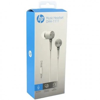 FONE DE OUVIDO C/ MICROF. HP DHH-1111 BRANCO