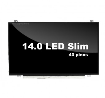 TELA P/ NOTEBOOK 14" LED SLIM 40 PINOS C/ PRESILHAS