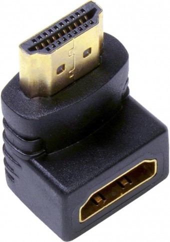 ADAPTADOR HDMI MACHO P/ HDMI FEMEA 90º PIX