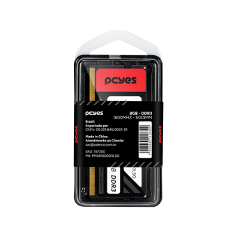 MEMORIA DDR3L P/ NOTEBOOK 8GB 1600MHZ PCYES