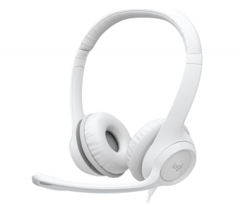 HEADSET USB LOGITECH H390 BRANCO