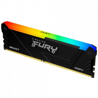 MEMORIA DDR4 8GB 3200MHZ KINGSTON RGB FURY BEAST BLACK