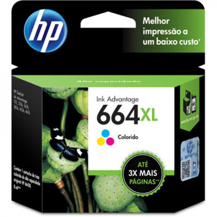 CARTUCHO HP 664XL F6V30AB COLOR (8ML)