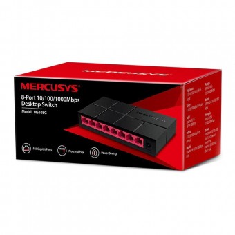 SWITCH 05 PORTAS MERCUSYS MS105G 10/100/1000