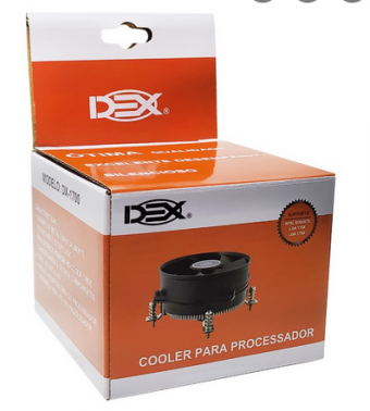 COOLER P/ PROCESSADOR INTEL DEX DX-1700