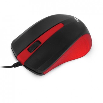 MOUSE USB C3TECH MS-20RD 1000DPI PTO/VERMELHO