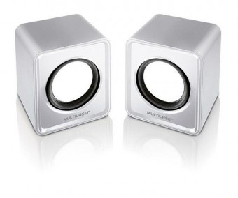CAIXA DE SOM USB MULTILASER 3W RMS SP199 BRANCO