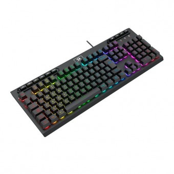TECLADO USB GAMER MEMBRANA REDRAGON ADITYA K513-RGB RGB PRETO