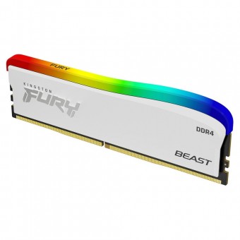 MEMORIA DDR4 16GB 3200MHZ KINGSTON RGB FURY BEAST WHITE