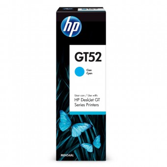 GARRAFA DE TINTA HP GT52 MOH54AL CIANO (70ML)