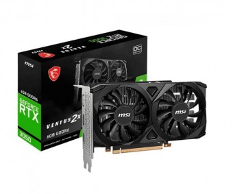 PLACA DE VIDEO GEFORCE RTX 3050 6GB 96BITS DDR6 MSI VENTUS 2X / 2X HDMI / 1X DISPLAYPORT