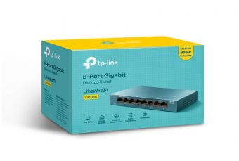 SWITCH 08 PORTAS TP-LINK LS-108G 10/100/1000