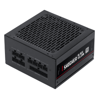 FONTE ATX 500W PCYES SHOCKER BLACK VULCAN 80PLUS WHITE MODULAR PFC ATIVO