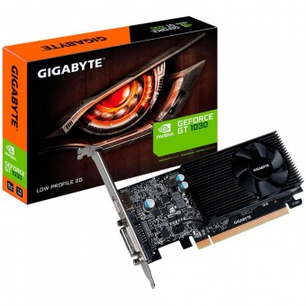 PLACA DE VIDEO GEFORCE GT 1030 2GB DDR5 64BITS GIGABYTE HDMI/DVI