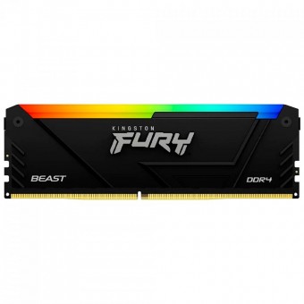 MEMORIA DDR4 8GB 3200MHZ KINGSTON RGB FURY BEAST BLACK