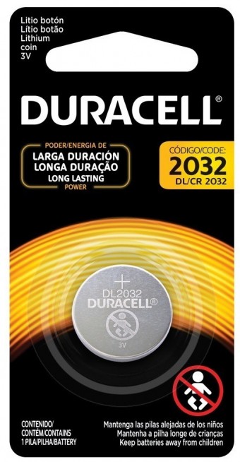 BATERIA CR2032 3V DURACELL (UNIDADE)