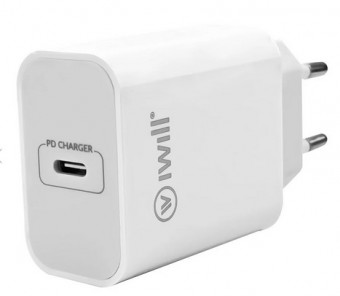 CARREGADOR DE TOMADA TIPO C IWILL 20W PD CHARGER