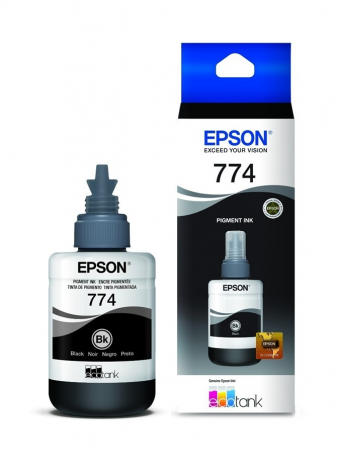 GARRAFA DE TINTA EPSON 774 T774-120AL PRETO (140ML)