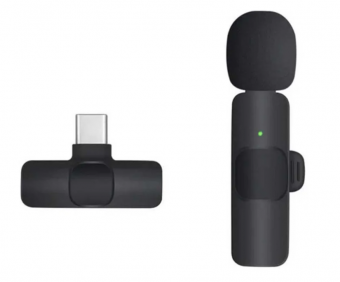 MICROFONE DE LAPELA WIRELESS OEX MK306 PRETO