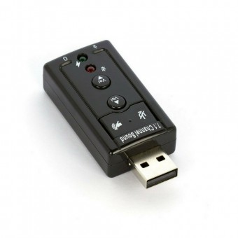 ADAPTADOR DE SOM USB 7.1 F3 JC-7.A