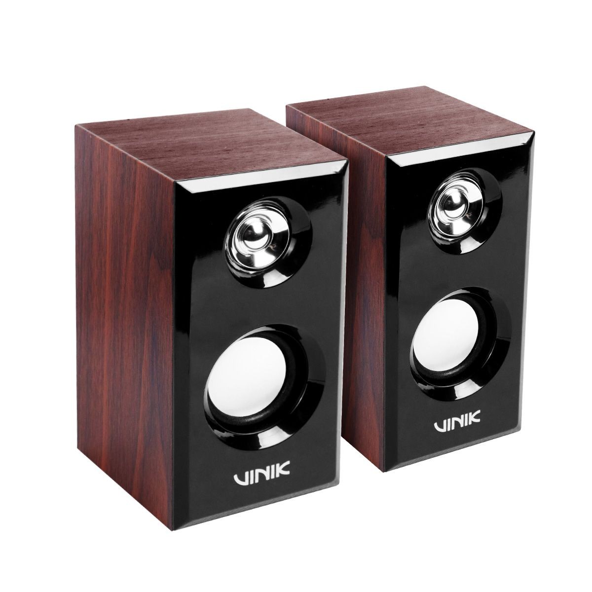 CAIXA DE SOM USB VINIK 6W RMS WOOD WD6W PRETO